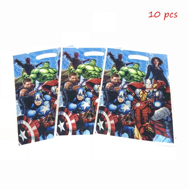 bag10pcs Вечерние поставки Мстители тема Одноразовая посуда для вечеринок Бумага чашки ванные принадлежности для детей Детская День рождения украшения - Цвет: bag10pcs
