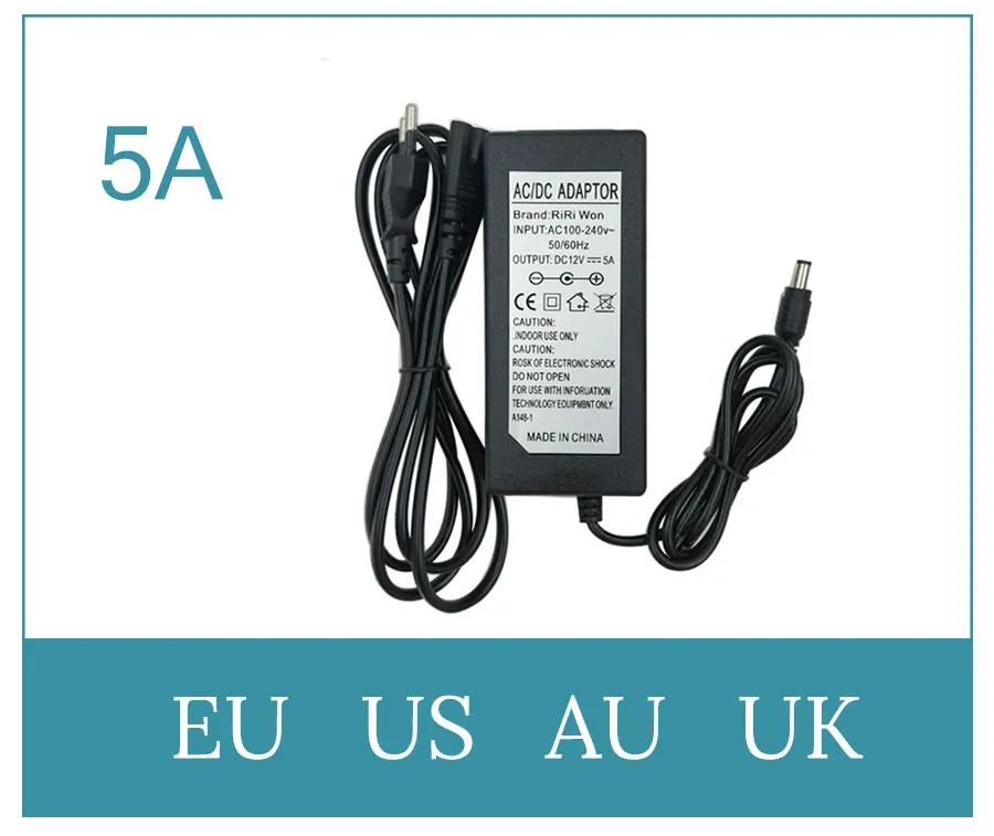 110-240V AC/DC адаптер 12 В 1A 2A 3A 4A 5A 6A зарядное устройство с сетевым адаптером Универсальный Переключение питания 12 вольт светодиодное освещение