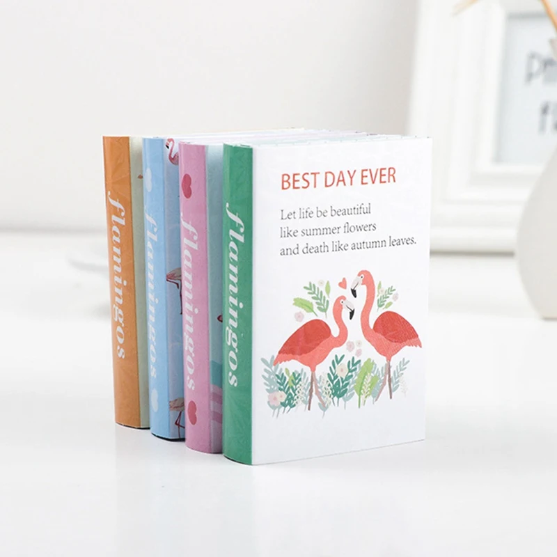 

Flamingo Memo Pad 6Folding Paper Sticky Notes Planner Stickers Writing Pad Creative Stationery Office Decoration School Supplies
