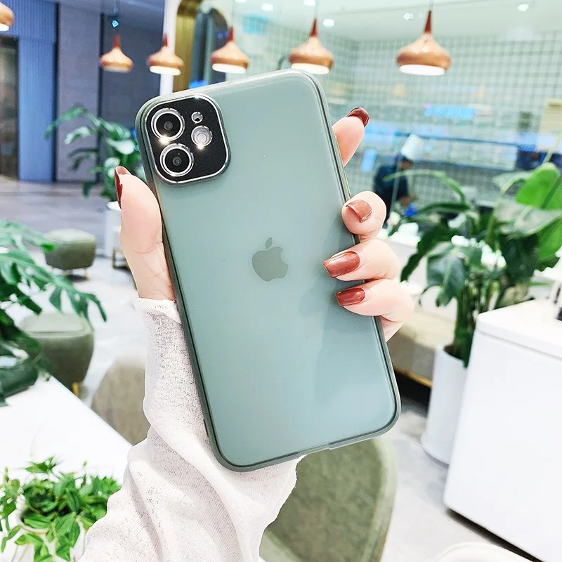 Матовый Жесткий чехол CHYI для телефона iphone 11 pro max задняя крышка с защитой камеры xs