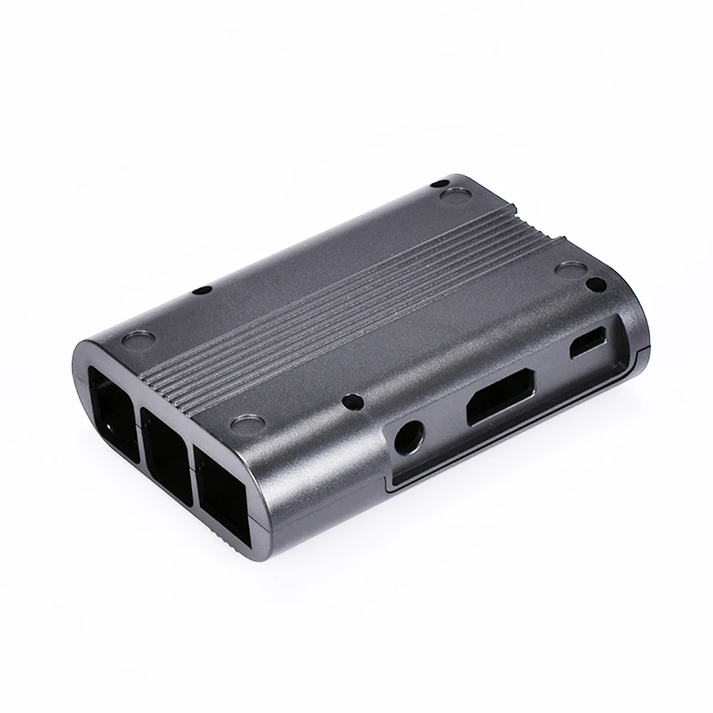 

Raspberry Pi3 Case Shell Box Black Stripe Round Box ABS Plastic Official Housing Protecting Protective Cover For of Raspberry Pi
