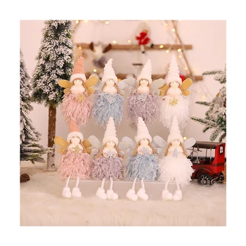 

Christmas Cute Sitting And Standing Angel Oornaments /Table Hotel Shopping Mall Window Pendant Dolls/XMAS Decor/Home Dressing