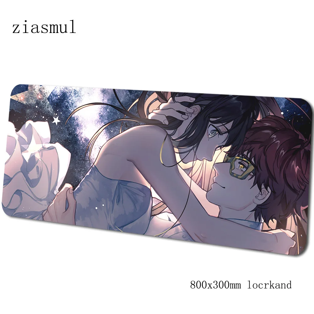 Mystic messenger padmouse 80x30 см игровой коврик для мыши игровой HD Коврик для мыши с принтом геймерский компьютерный стол дешевый коврик notbook mousemat pc - Цвет: pattern 7