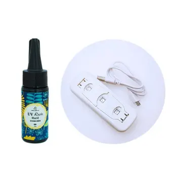 

Clear UV Resin 3W Lamp Dryer Jewelry Tools Solar Cure Sunlight Resin Hard Type