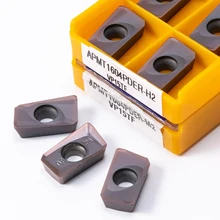 Apmt1604 m2 vp15tf apmt1604 h2 vp15tf inserções de carboneto de alta qualidade apmt torno cnc peças ferramenta de fresagem insere ferramenta de torneamento