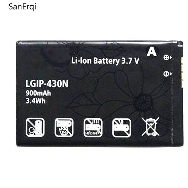 Аккумулятор LGIP-430N 900 мА · ч 10 шт. для LG Cookie Fresh GS290 GW300 LX290 LX370 LGIP MT375 GM360 430N | Мобильные