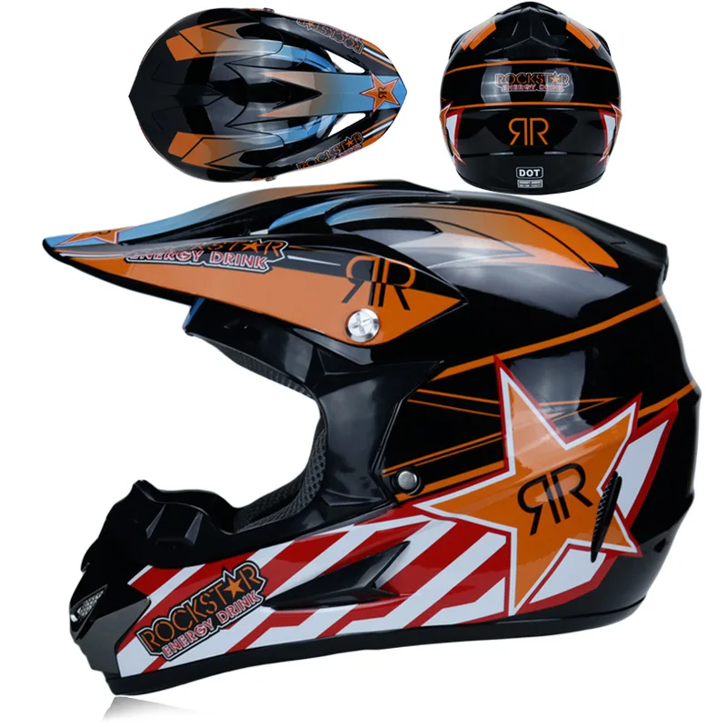 Внедорожный мото rcycle шлем Casco moto Полный лицевой мото крест руля Профессиональный мото rbike ATV Mt горные гонки Dirt Bike для мужчин - Цвет: NO9