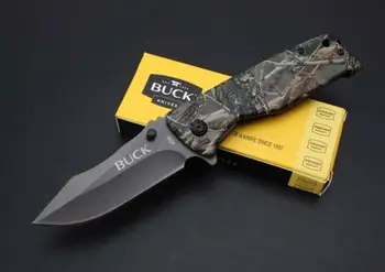 

Hot Sale Buck Realtree AP Camouflage Folding knife Tactical Fishing hunting knives camping survival Pocket Knife Camo Knife