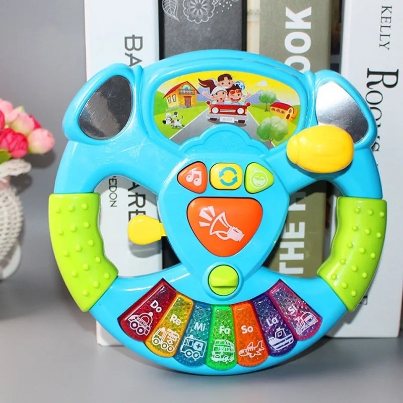 Musical-Instruments Steering-Wheel Educational-Toys Baby Kids Children for Handbell Gift