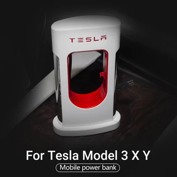 

For Tesla Model 3 type quick charging mobile phone universal mobile power model three accessories car charging Model Y Model X