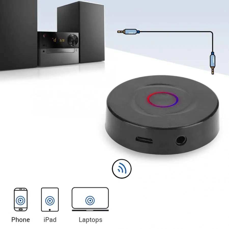 2-в-1 Bluetooth 5,0 Беспроводной аудио передатчик приемник 10 м приемопередатчик для компьютеров