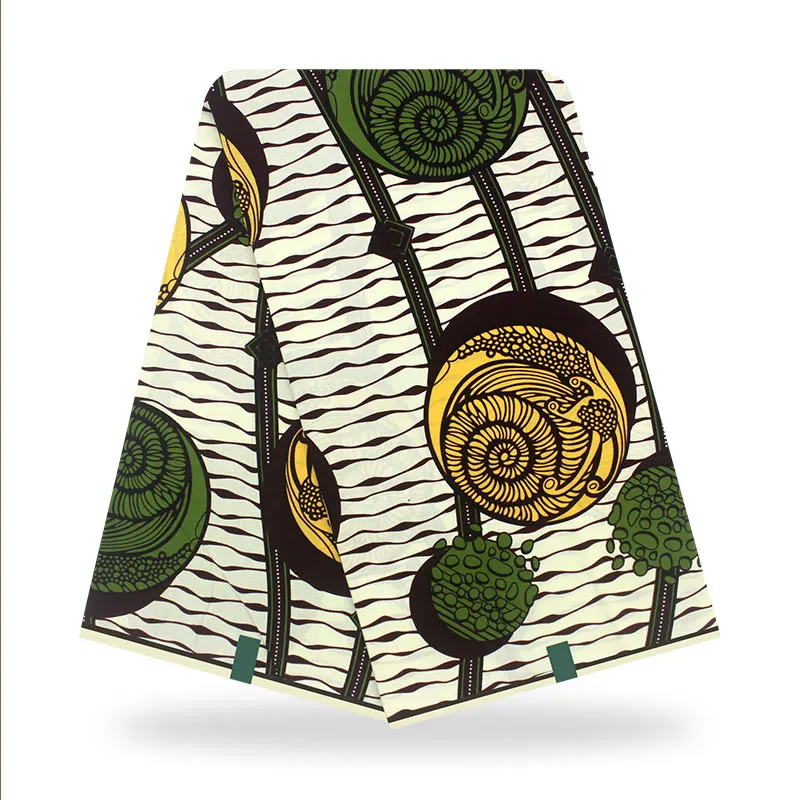 High quality! newest style holland real fabric original wax African Ankara fabric cotton 6yards