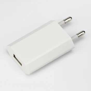 

10pcs 5V 1A USB Port EU Plug Duck Power For iPhone 11 pro max XR X Charger Head Home Travel Wall AC Adapter For iPhone 8 7 6 5 4