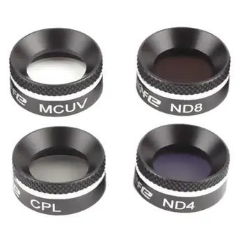 

Drone Fans Camera Lens Filter Set MCUV CPL ND4 ND8 Filters Kit ND Dimmer for DJI SPARK 4 Pack Won’t