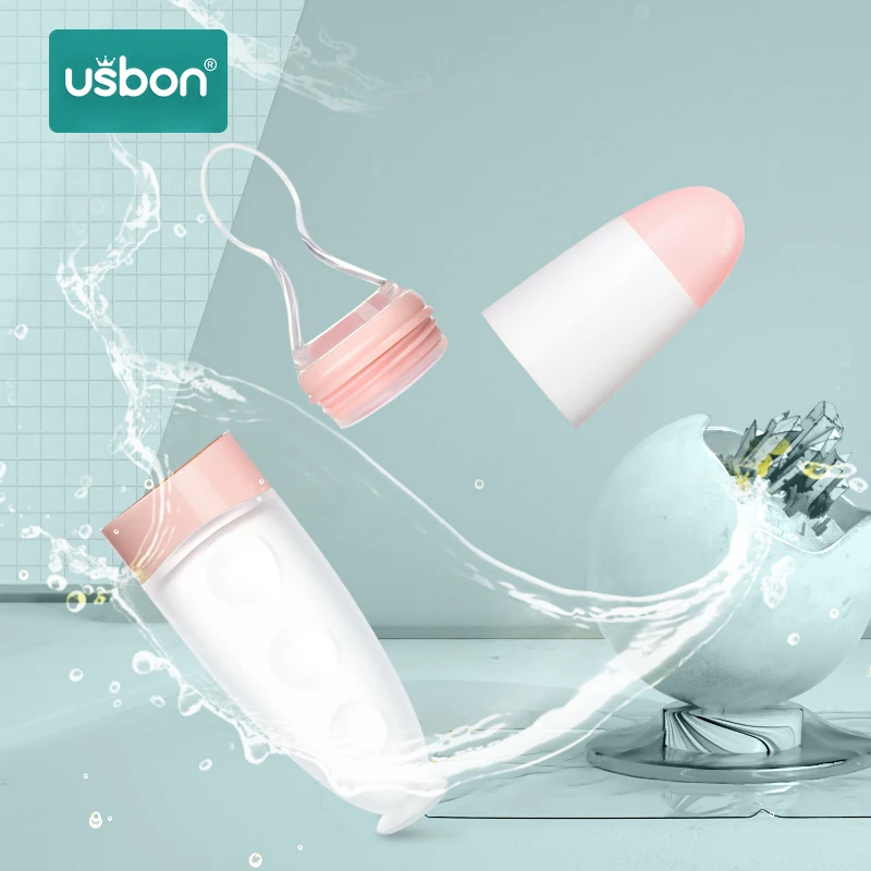 Usbon бутылочка для кормления детей, 90 мл, ложка с крышкой для младенцев, бутылочка для кормления молока и лекарств