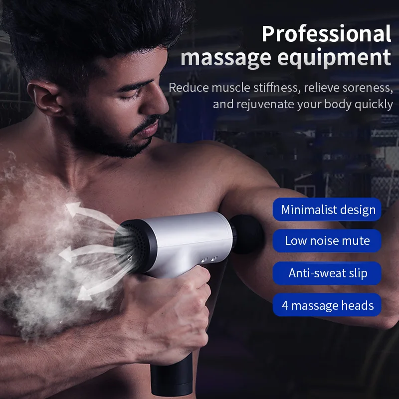 Massage Gun Jinkairui Electric Fascial LCD Deep Body Sport Therapy Muscle Pain Relief Neck Shaping Slimming Relaxation Massager