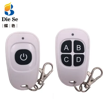 

433 Mhz Wireless Remote Control 1 / 4 buttons 1527 Learning Code Transmitter For Garage controller no clone include battery