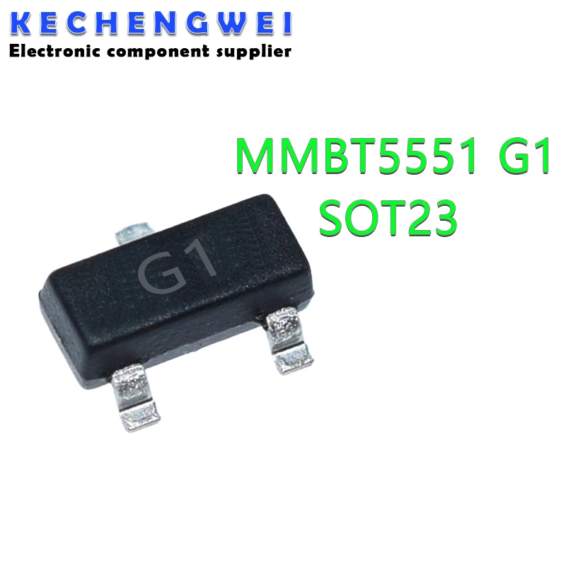 100pcs 2n5551 Sot23 Mmbt5551 G1 Sot23-3 Smd Transistor New Original ...