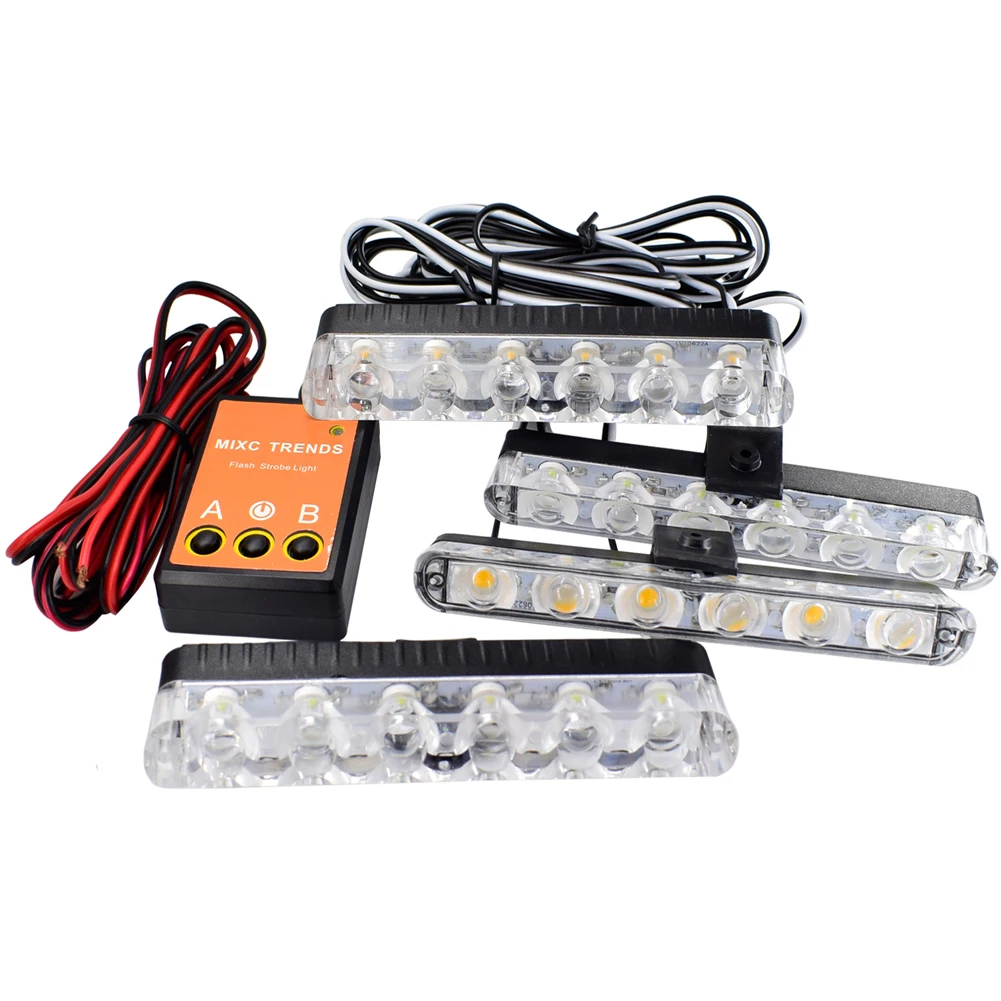 4х6 стеклянная рамка для Led скорой помощи полиции светильник AC/DC 12V автомобильный