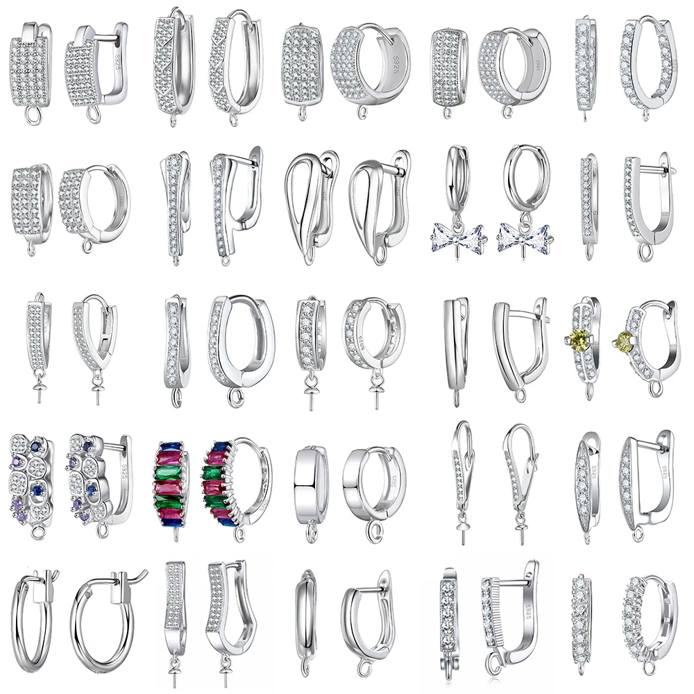 DIY Ohrhaken aus 925er-Sterlingsilber, Shvenzy-Ohrring-Creolen für Schmuck, handgefertigte Handarbeiten, Tropfen-Charms, Ohrringe-Herstellung – Detail 2