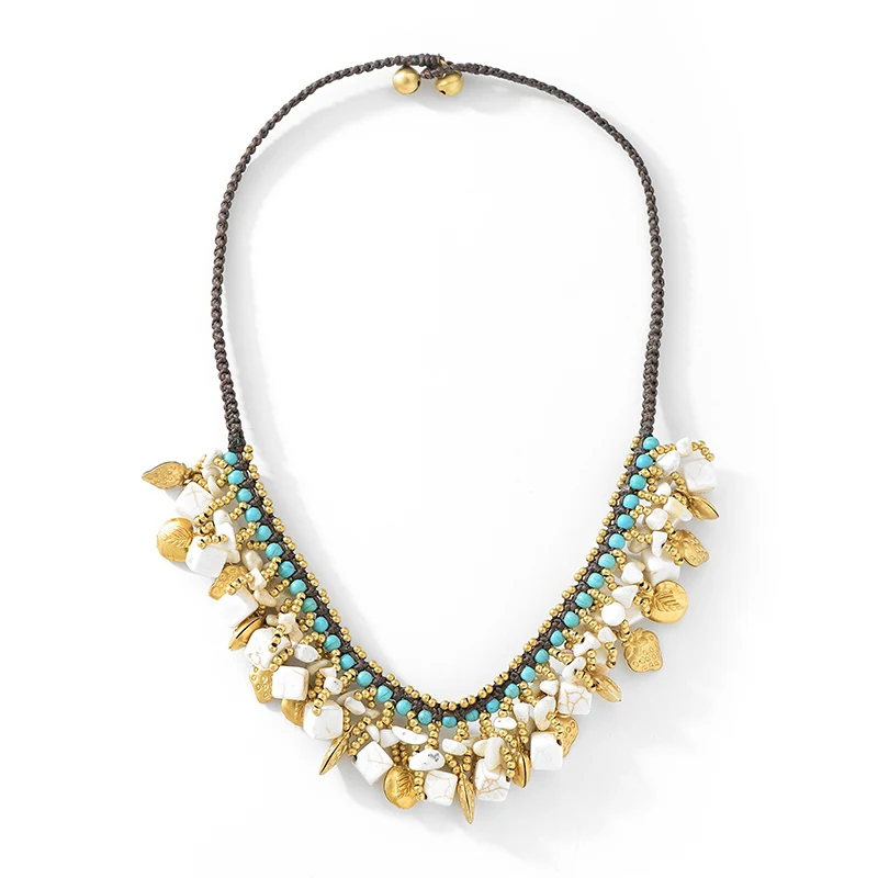 Style 4 Дикое и свободное женское массивное ожерелье s модное многослойное бисерное ожерелье-чокер свадебные ювелирные изделия лучший подарок - Окраска металла: Style 4