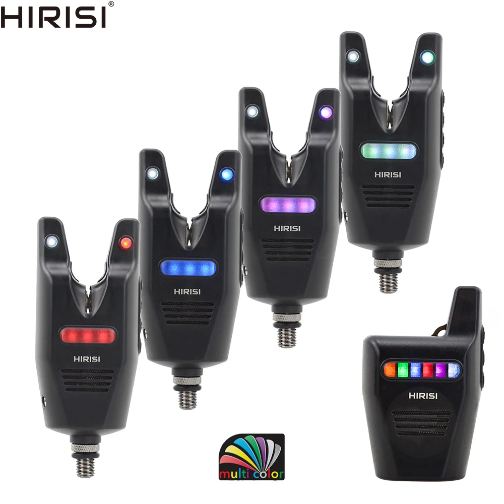 

Color Change Carp Fishing Alarm Set Wireless Fishing Bite Alarm Indicator HRS2