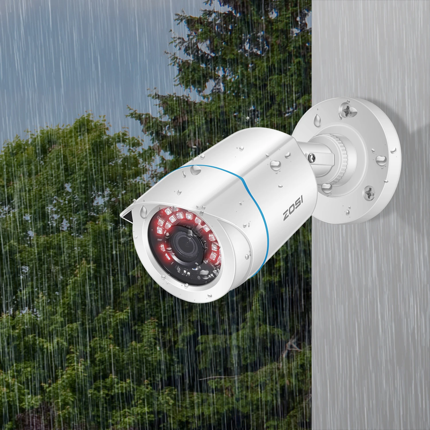 ZOSI 1080 P видеонаблюдения 2MP TVI Камера ИК-Водонепроницаемый Крытый CCTV Системы