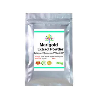 

100-1000g Chinese organic marigold extract powder, rich in lutein, African marigold, good eyesight, anti cell aging, disease pre