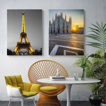 

Poster Nordic Posters And Prints Paintings For Living Room Wall Art Decorative Pictures Canvas Print City Paris Landscape Decor