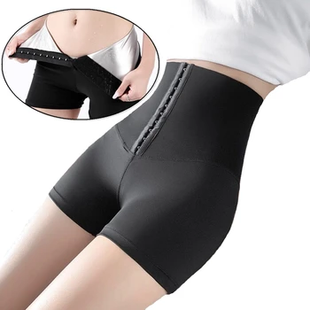 

Body Shaper Sweat Pants Hot Sauna Effect Slimming Pants Fitness Losing Weight Gym Leggings Control Panties Adjustable Waist