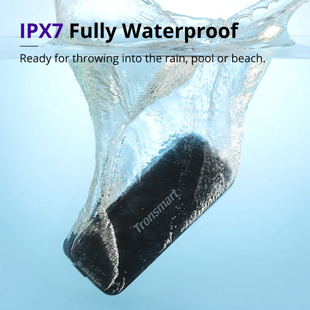 Tronsmart T2 Plus NFC Bluetooth 5.0 Speaker 20W TWS Portable Column IPX7 Waterproof Voice Assistant Soundbar with Micro SD (3)