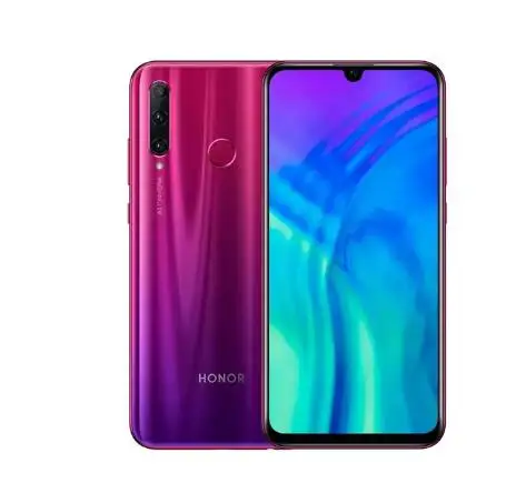 Смартфон с глобальной версией HONOR 20 Lite 4G, 6,21 дюймов, Android 9,0, 4 Гб ОЗУ, 128 Гб ПЗУ, 24,0 МП, задняя камера, 3400 мАч, мобильный телефон - Цвет: Красный