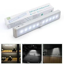 Lampe sans fil auto adhésive, bande lumineuse, idéale pour une garde robe, une garde robe ou une table de nuit, JA55