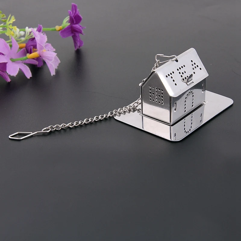 

Stainless Steel House Shape Tea Infuser Loose Leaf Tea Strainer Filter Multifunctional Tea Infuser Kitchen Accessories