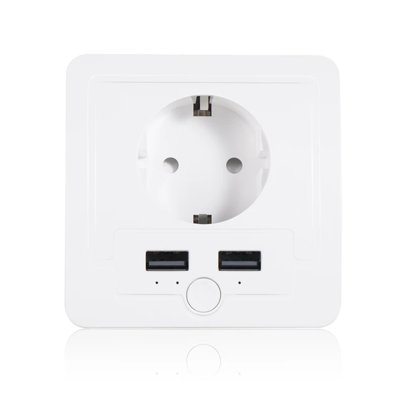 

EU Standard Smart Plug Wifi Wall Socket Outlet Tuya Smart Life APP Control,Alexa,Google home,Google Nest,IFTTT,Voice control