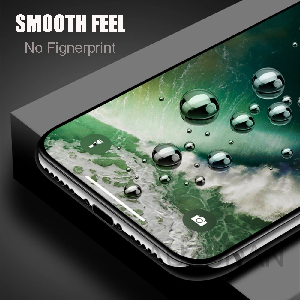 Glass For iPhone 11 XR X XS 8 7 6S Max Glass on iPhone 11 8 7 6s Plus 5S SE 9D Full Back Cover 11 ProMax Screen Protector