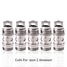 5 шт. для Pico 75 Вт катушка головки 0,3/0,5/0,18 Ом/Ti 0.15ом/Ti 0.5ом сменная катушка для Eleaf Ijust 2 бак распылителя