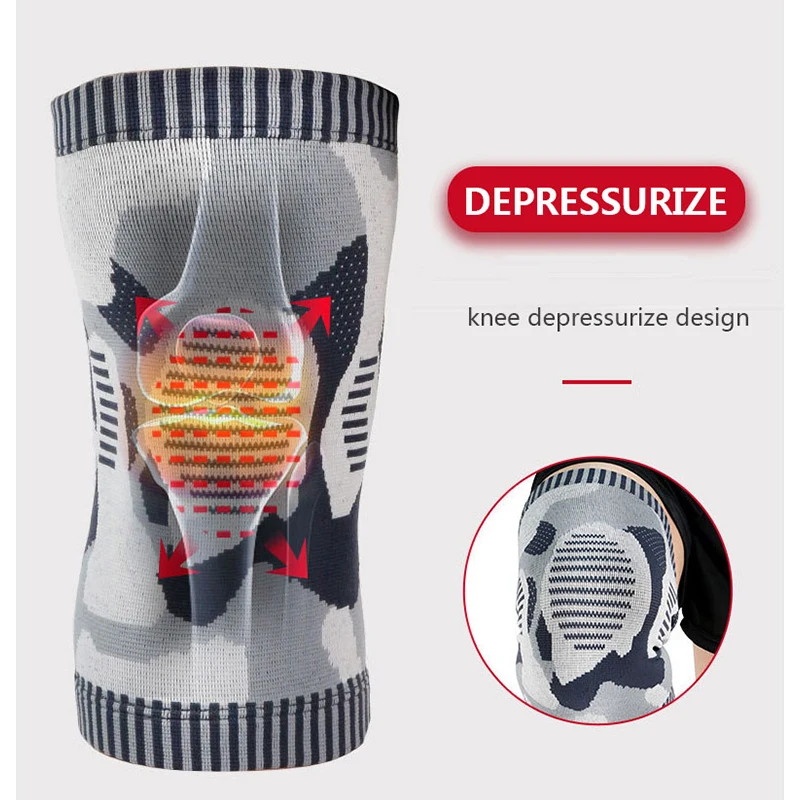 Fitness Running Cycling Knee Support Braces Elastic Nylon Sport Compression Knee Pad Sleeve for Basketball Volleyball