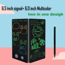 

New 6.5 Inch Ultrathin Full Screen LCD Writing Tablet Built-in Magnets Graphic Drawing Pad Message Board for Kids And Olde