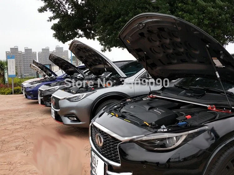 Для Infiniti QX30 2017 2018 2019 капот автомобиля Опора капота стержень Пневматическая