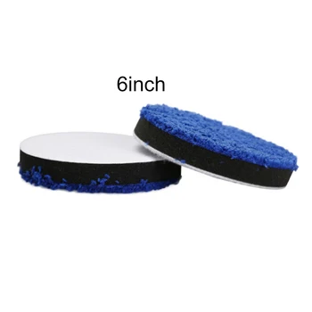 

Buffing Polishing Pads Supplies Automotive Care Blue Equipment Microfiber