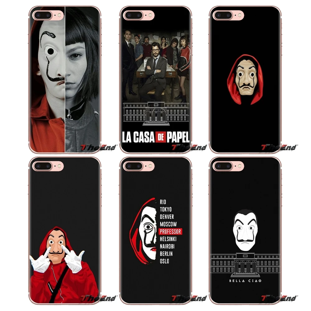 Чехол для мобильного телефона La Casa De Papel Money Heist Huawei Nova 2 3 2i 3i Y6 Y7 Y9 Prime Pro GR3 GR5 2017 2018 2019