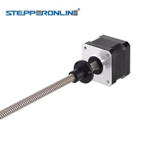 Motor paso a paso lineal Nema 17, 200mm de longitud, externo, 0.4A, 4 cables con tornillo de plomo Tr8x8 para impresora 3D