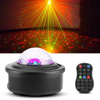 

Colorful Starry Sky Star Projector Lamp Music LED Stage Light Birthday Gift US Plug AC100-240V