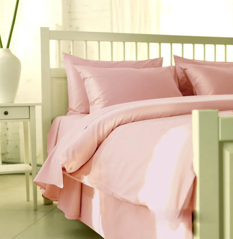 Pink Bedding Set Select Item 1000 TC Egyptian Cotton Solid US Sizes 
