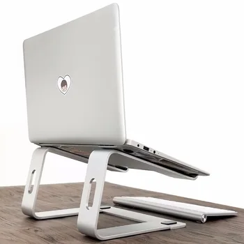 

Newest Aluminium Heat dissipation Laptop Stand seat Portable Notebook Mount Support Base Holder with storage space stand holder