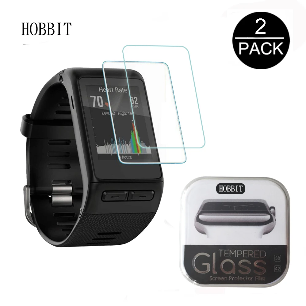 2 упаковки для Garmin Vivoactive HR 0,3 мм 2.5D защита экрана из закаленного стекла для Vivoactive gps SmartWatch Защита от царапин прозрачная пленка
