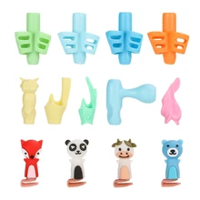 Детский Подарочный Держатель Силиконовый Детский обучающий инструмент для письма Корректирующее устройство набор карандашей Канцелярский набор подарок