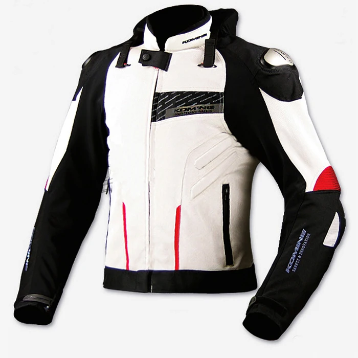 Черный белый Komine jk015 мотоцикл мужские куртки локомотив ATV велосипед внедорожный куртка для мотокросса с протектором