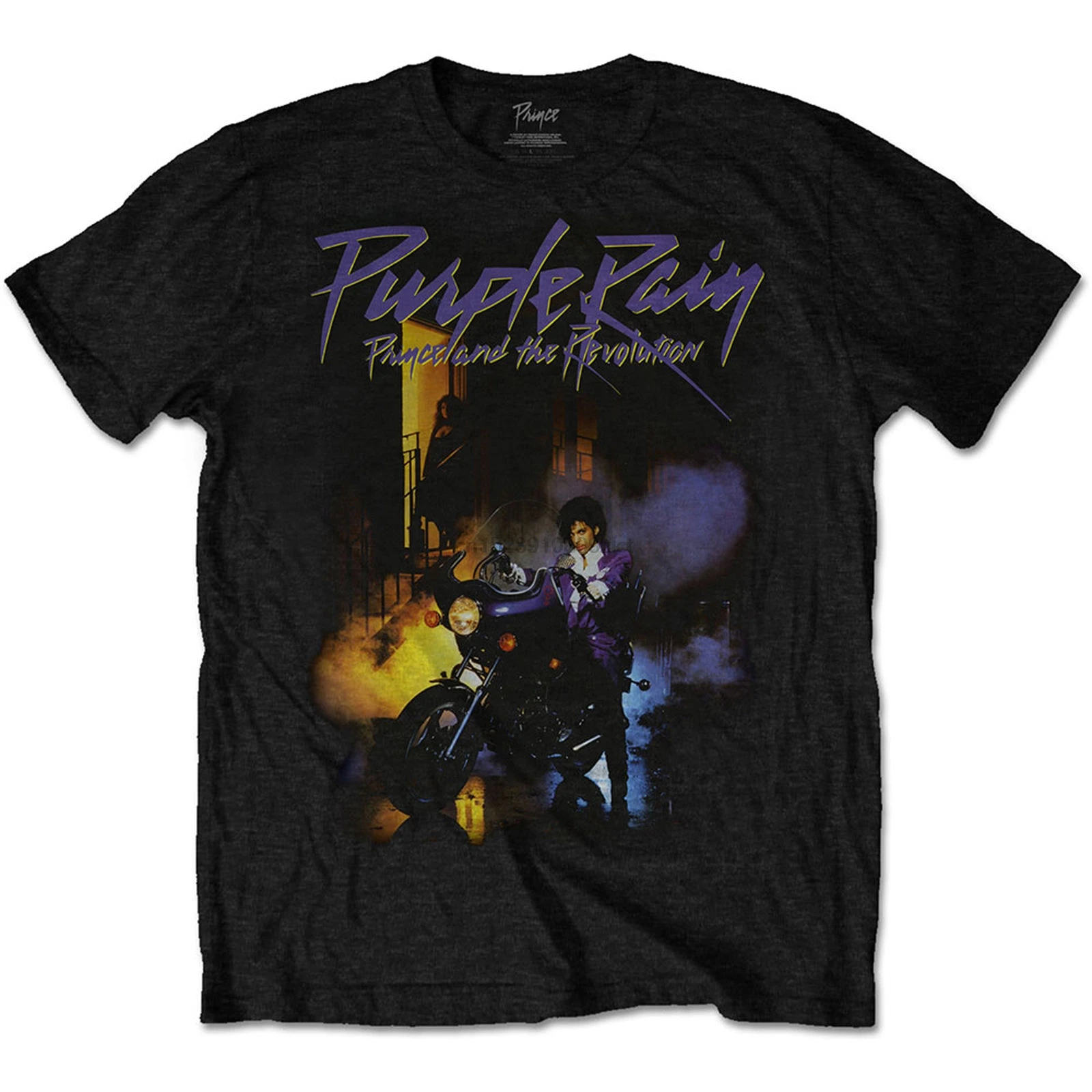 Лицензированная футболка Prince Purple Rain Rock Lovesexy 1999 Мужская с принтом мужская летняя